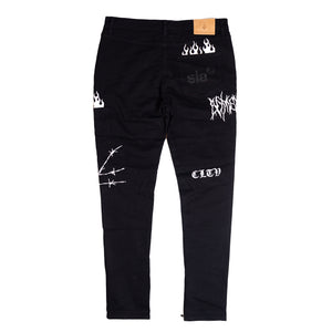 
                  
                    Load image into Gallery viewer, SIA BLACK &amp;quot;ROCKSTAR&amp;quot; JEANS
                  
                