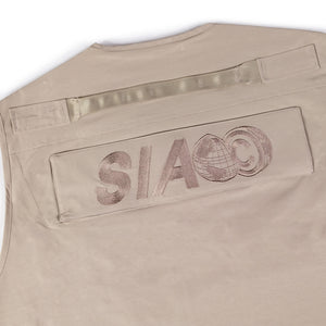 
                  
                    Load image into Gallery viewer, SIA &amp;quot;TAN&amp;quot; WORLD PATCH CARGO VEST
                  
                