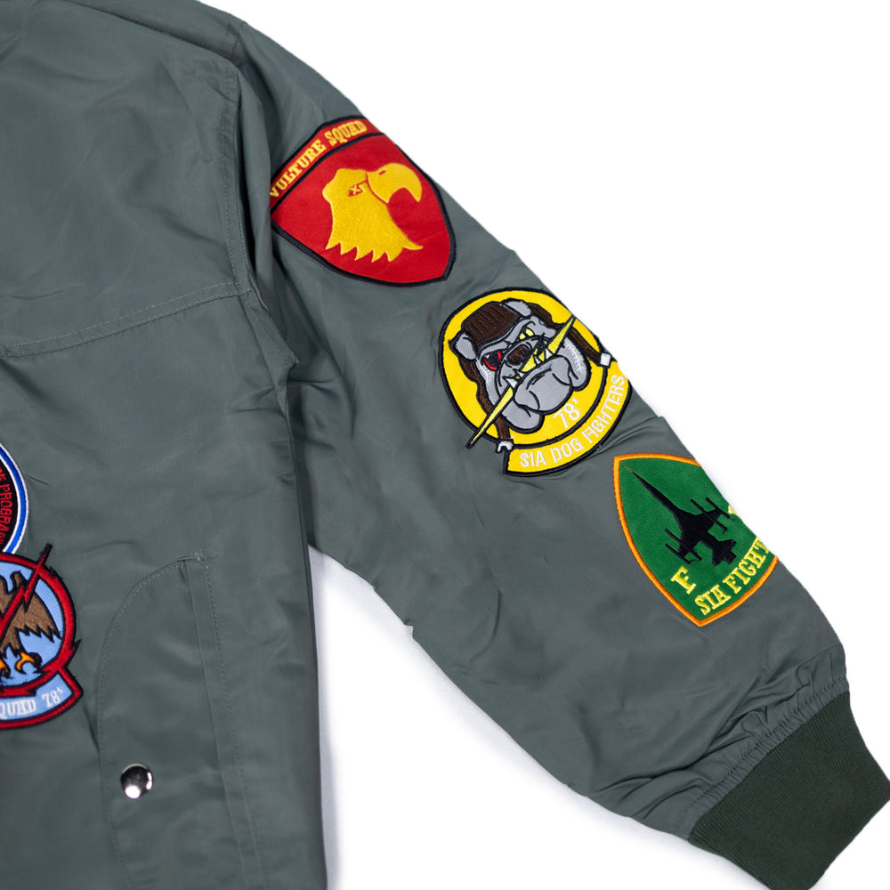 
                  
                    Load image into Gallery viewer, SIA &amp;quot;TAKE FLIGHT&amp;quot; OLIVE BOMBER
                  
                