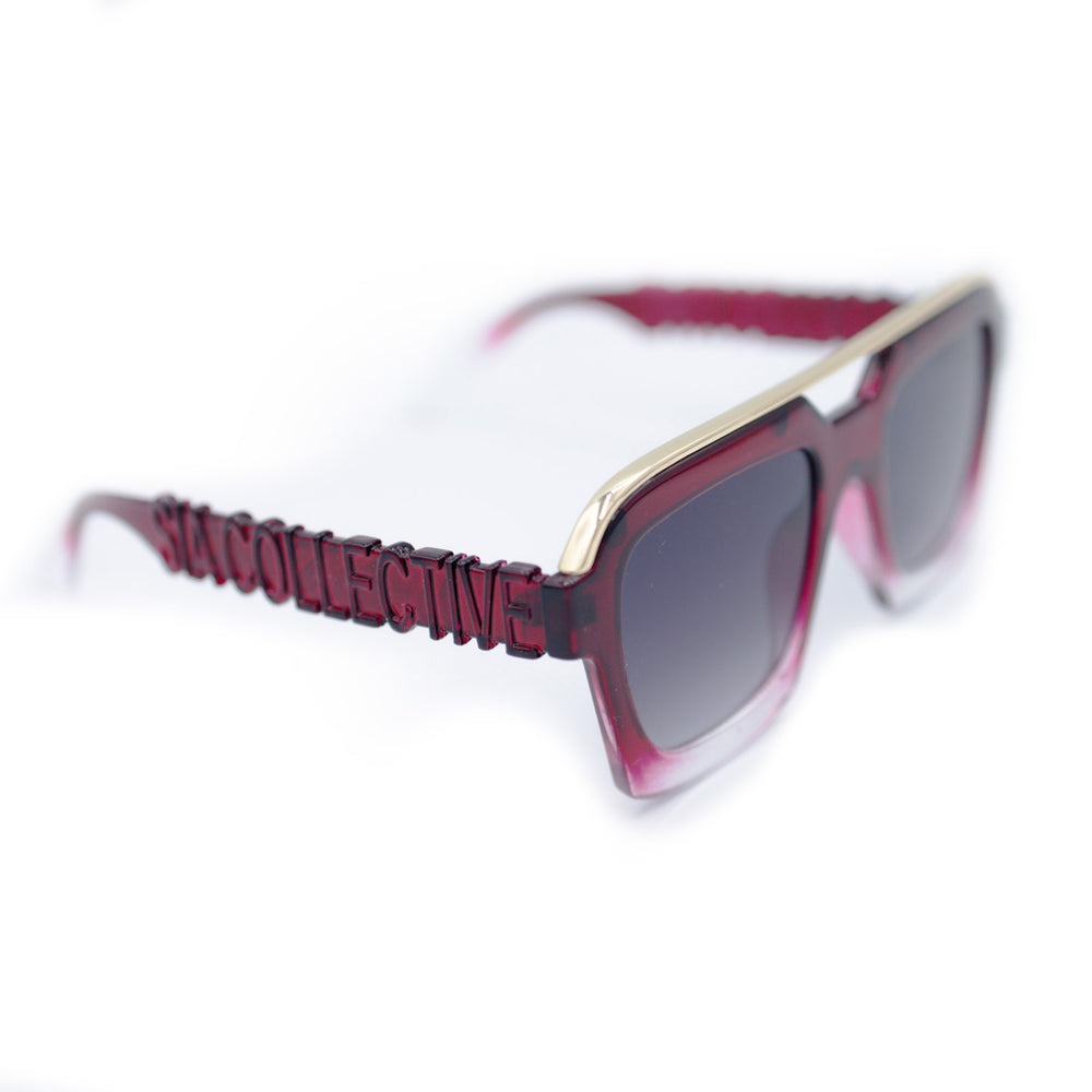 
                  
                    Load image into Gallery viewer, SIA EZE &amp;quot;BURGUNDY FADE&amp;quot; GLASSES
                  
                