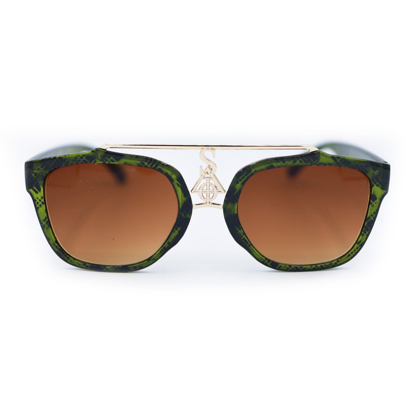 HAMPTON GLASSES (Green Marble)