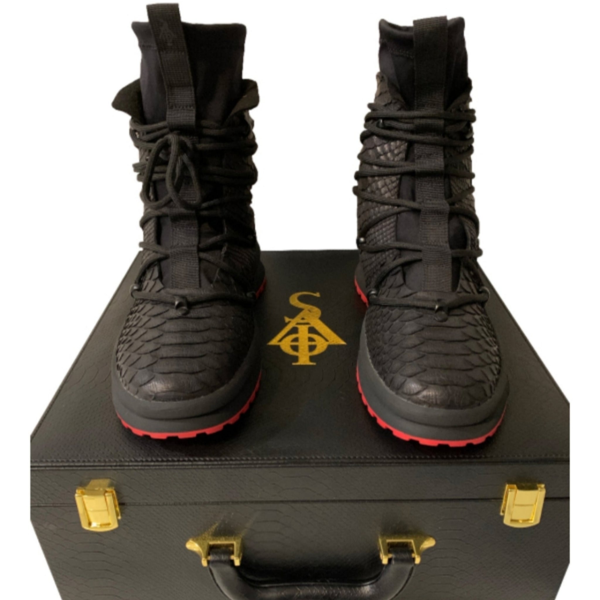 BRED PYTHON TAHOE BOOTS (BACK2SCHOOL)