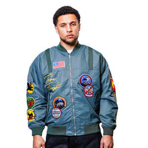 
                  
                    Load image into Gallery viewer, SIA &amp;quot;TAKE FLIGHT&amp;quot; OLIVE BOMBER
                  
                