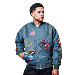 
                  
                    Load image into Gallery viewer, SIA &amp;quot;TAKE FLIGHT&amp;quot; OLIVE BOMBER
                  
                